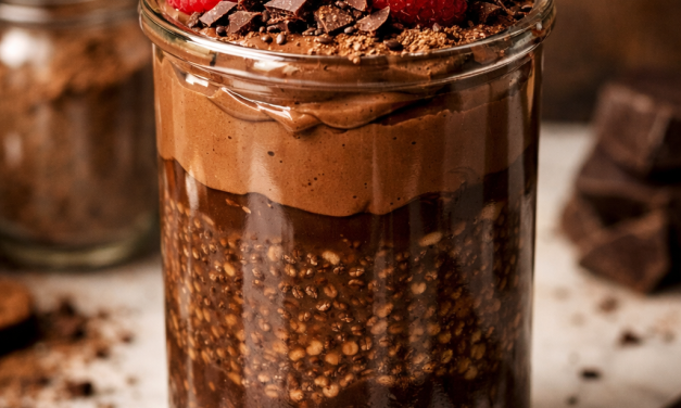 Macro-Friendly Dessert: Decadent Chocolate Protein Chia Seed Pudding