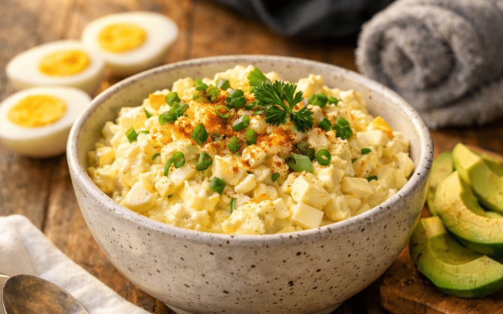 My Go-To High Protein Egg Salad for Post-Workout Lunches