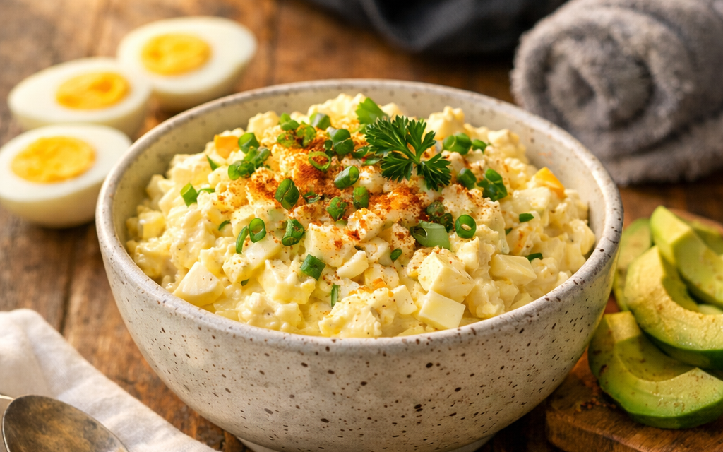 My Go-To High Protein Egg Salad for Post-Workout Lunches