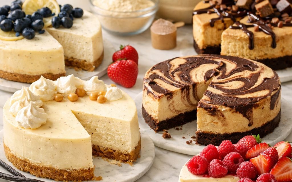 8 High-Protein Cheesecake Recipes with a Vanilla Protein Twist