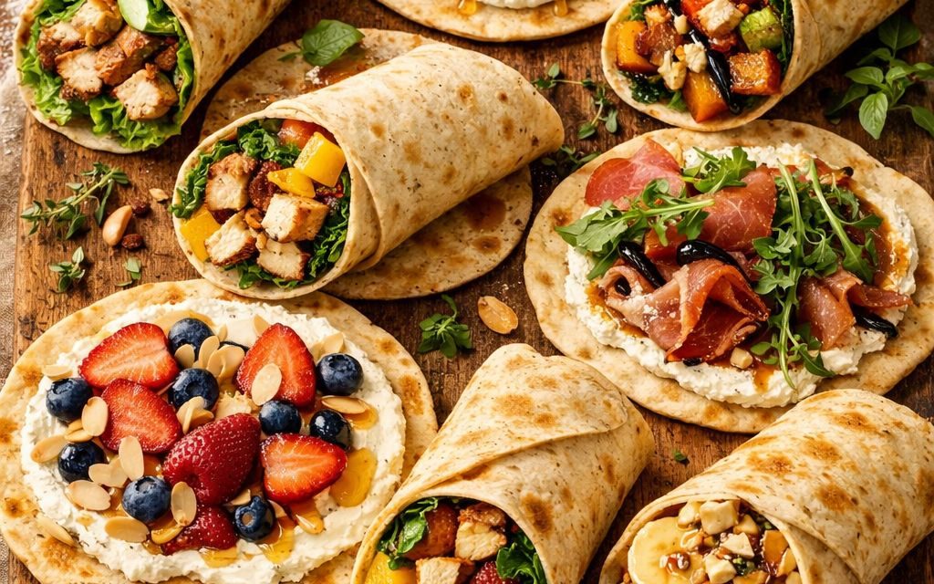 8 Savory-Meets-Sweet Vanilla Protein Wraps & Flatbreads