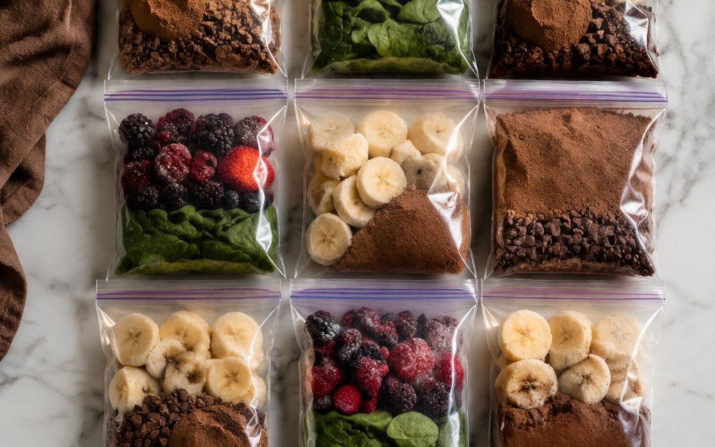 12 Chocolate Protein Powder Recipes for Meal Prep Smoothie Packs