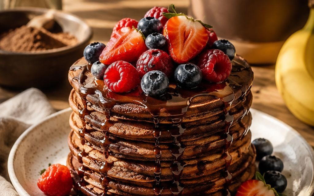 3-Ingredient Chocolate Protein Powder Pancake Recipes for Lazy Mornings
