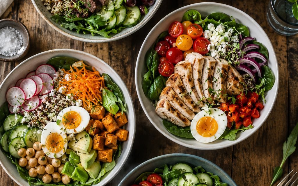 18 High Protein Lunch Salads Without Boring Chicken Breast