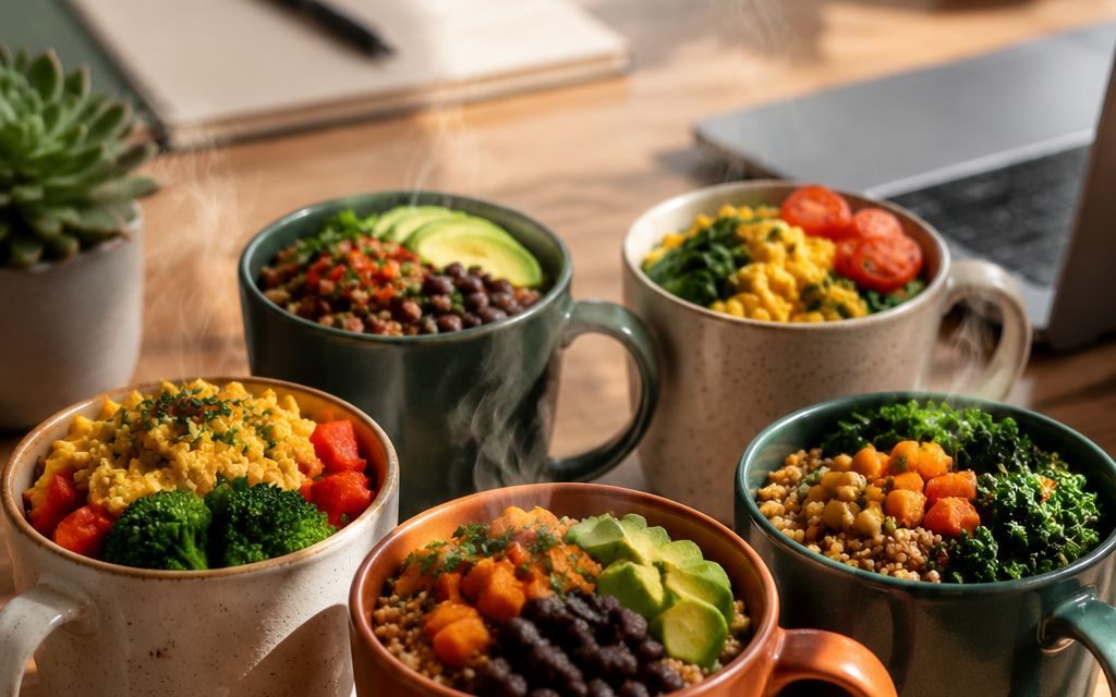 5 High Protein Lunches You Can Make in a Mug at Work