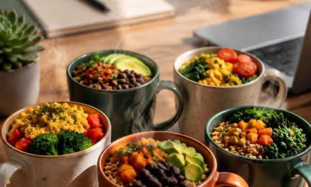 5 High Protein Lunches You Can Make in a Mug at Work