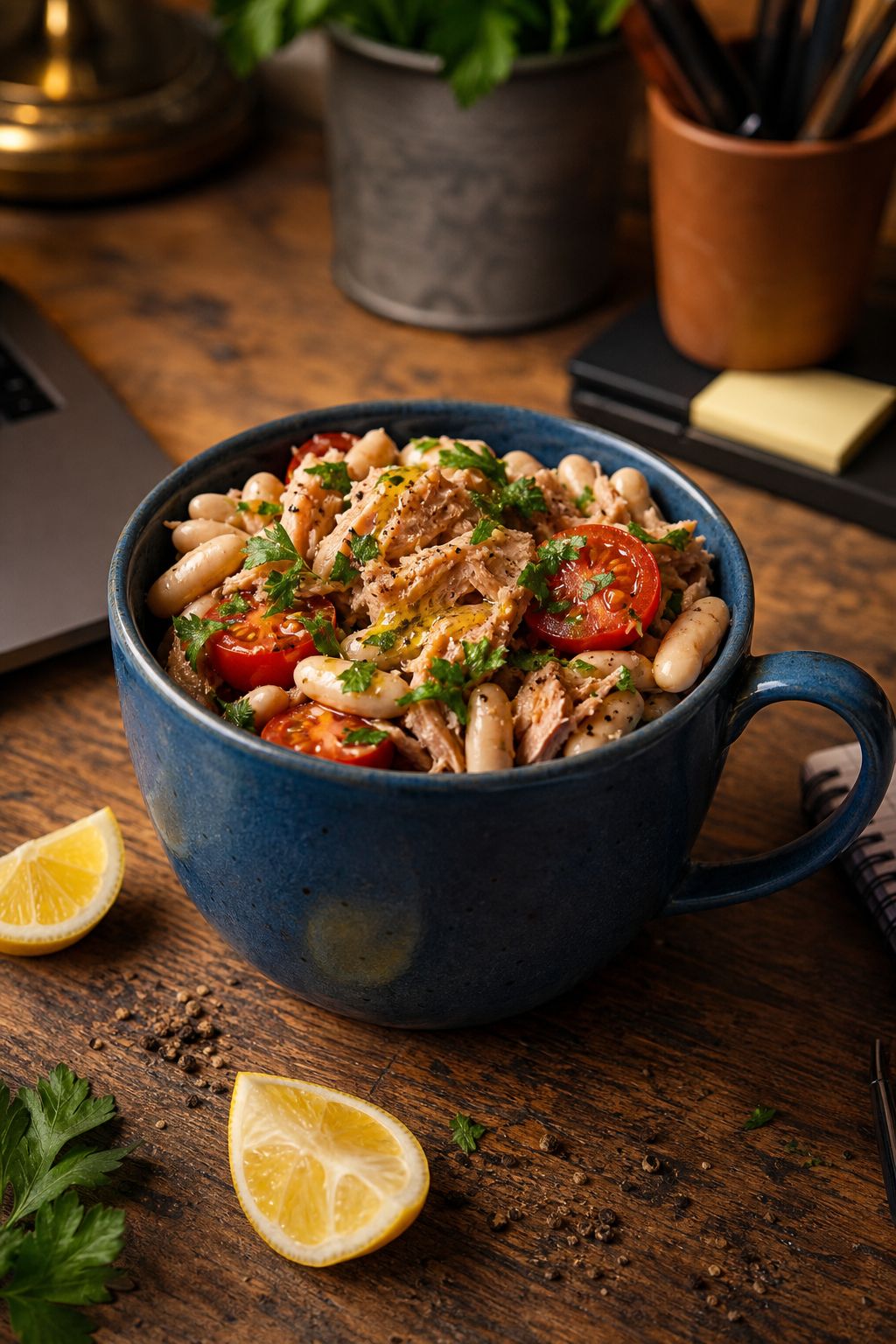 Recipe 2: Tuna & White Bean Mediterranean Mug