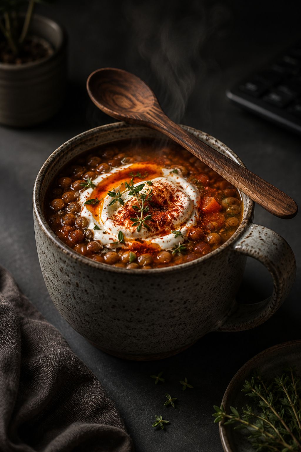 Recipe 5: Spiced Red Lentil Soup Mug