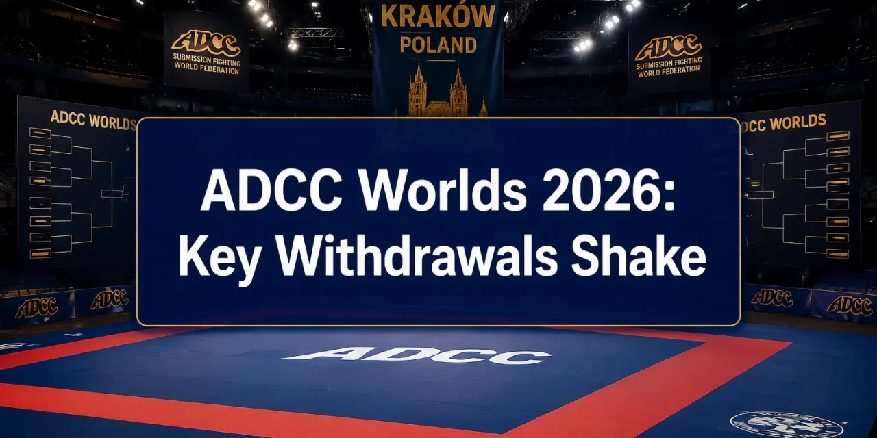 ADCC Worlds 2026: Key Withdrawals Shake Up Brackets This Week