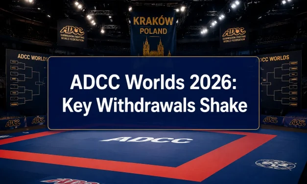 ADCC Worlds 2026: Key Withdrawals Shake Up Brackets This Week