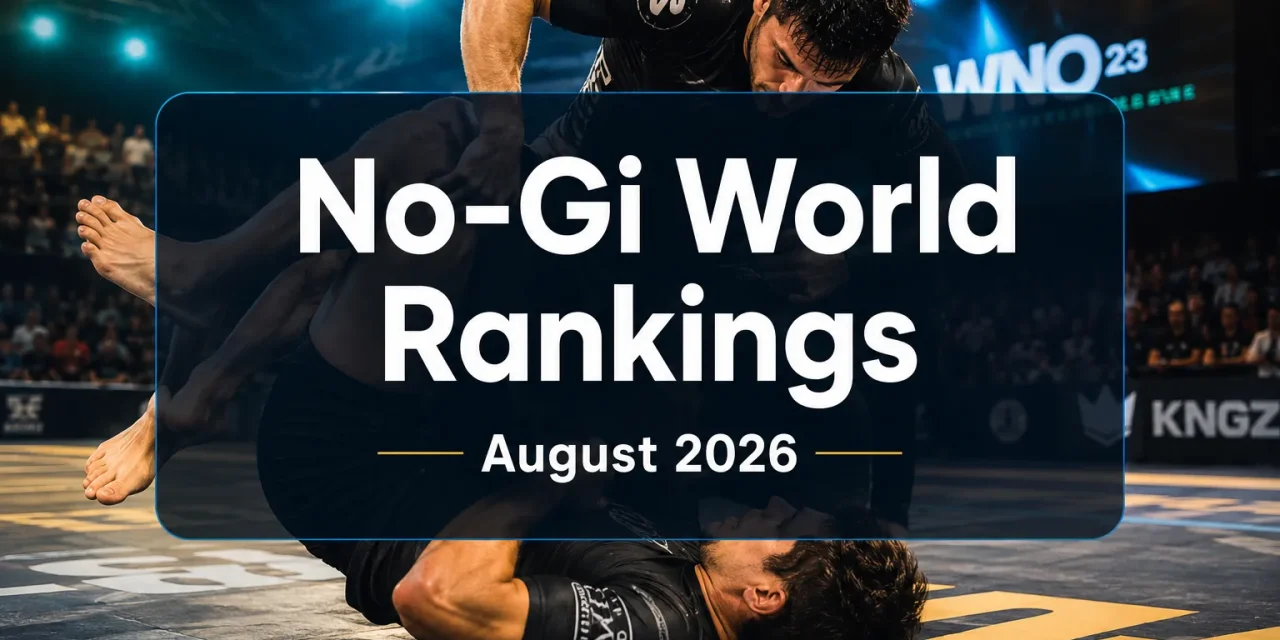 No-Gi World Rankings August 2026: Tackett, Crevar, Clay Lead Divisions