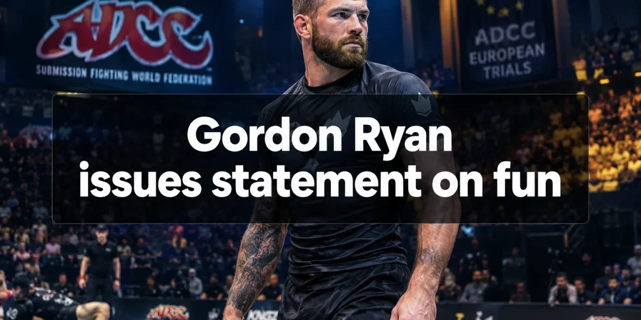 Gordon Ryan issues statement on ‘fun’ ADCC 2026 brawl, two BJJ stars suspended